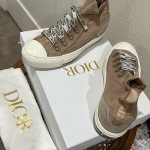 Only worn twice Dior high top sneakers